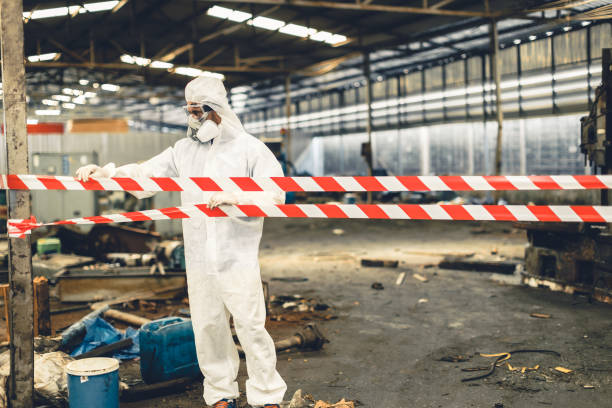 Professional Odor Removal technician working in Princeton, IL